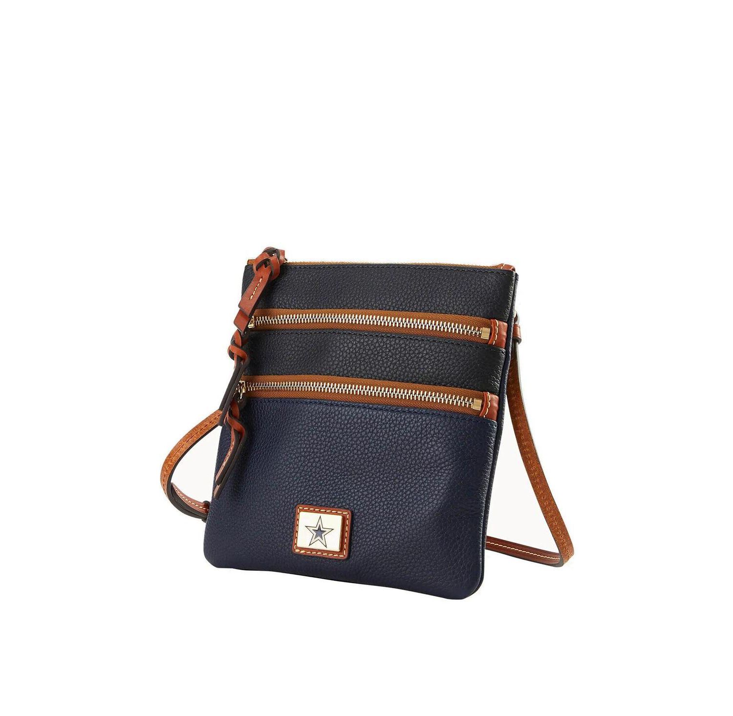 Dallas Cowboys Team Logo Halftime Triple Zip Crossbody Bag