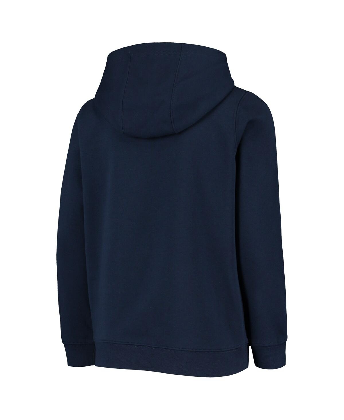 Nike Big Boys and Girls Navy Illinois Fighting Illini Stadium Club Fleece Pullover Hoodie