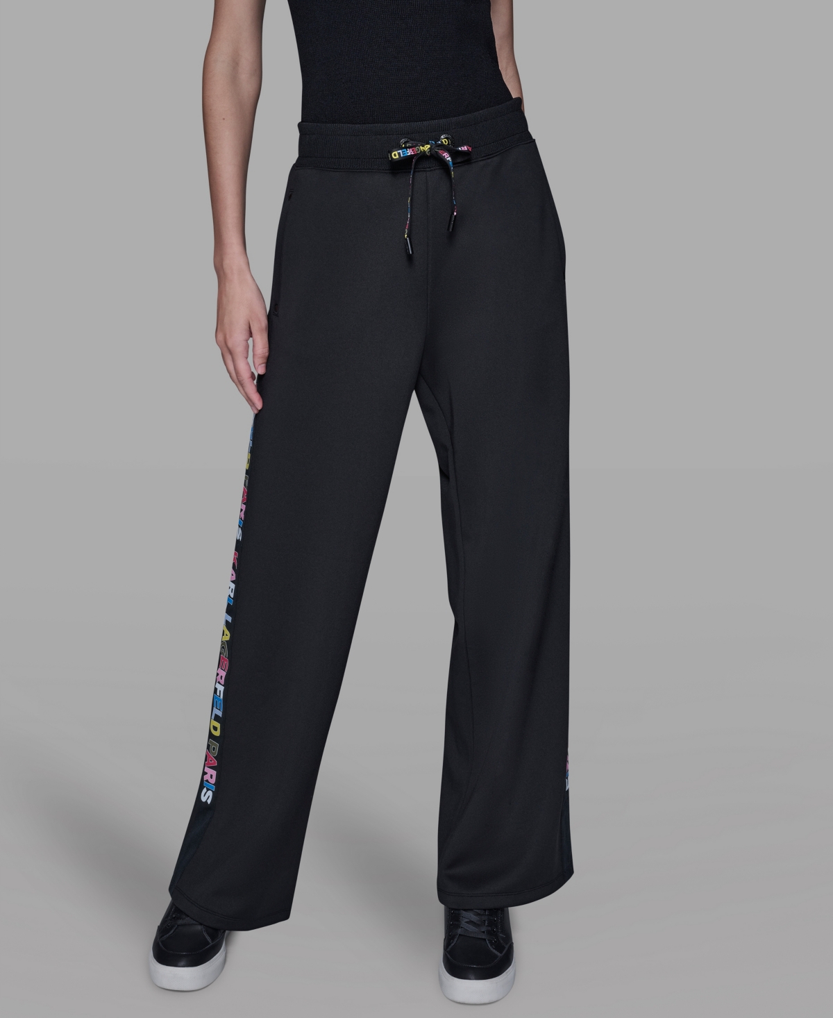 Karl Lagerfeld Paris Petite Straight-Leg Ankle Pants