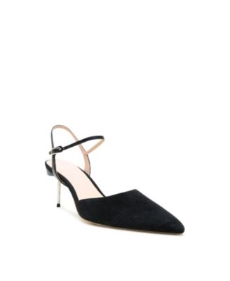 Women's Black Amal Customizable Stiletto
