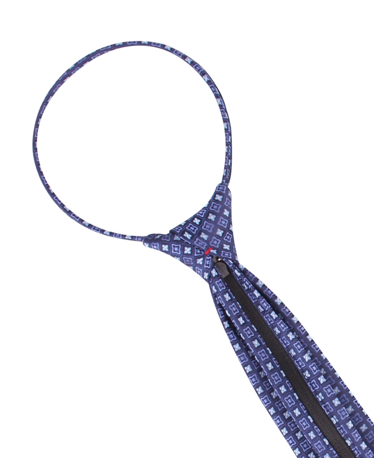 Tommy Hilfiger Boys Classic Pattern Zipper Tie