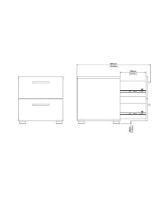 Austin 2 Drawer Nightstand