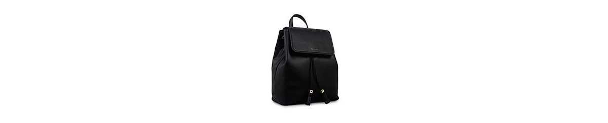 Radley London Noble Alley Small Flap Over Backpack In Black
