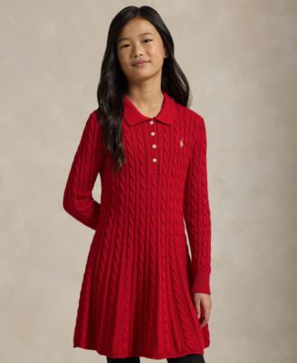 Polo Ralph Lauren - Girls 7-16 Lunar New Year Long-Sleeve Sweater Dress