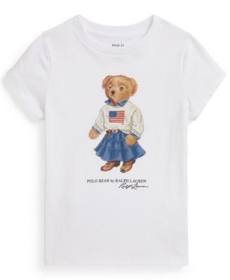 Polo Ralph Lauren - Girls 2T-6X Polo Bear Printed T-Shirt