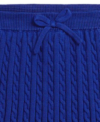 Girls' 7-16 Mini-Cable Pattern Skirt