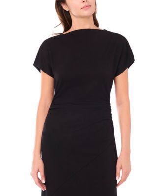 Women's Boat Neck Dolman Sleeve Dress