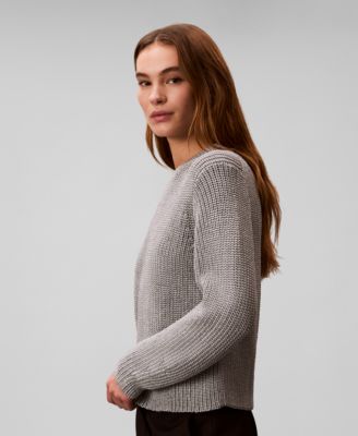 Women's Pull-On Ribbed Relaxed Sweater