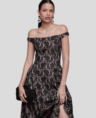 Women's Sleeveless Off the Shoulder Dress