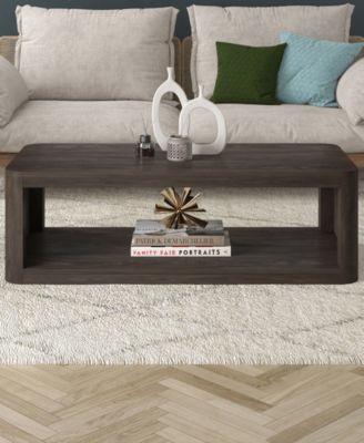 Kellan 47" Wood Wide Rectangular Coffee Table