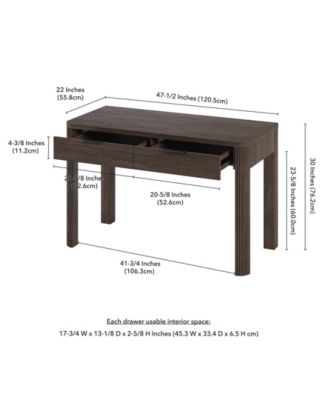 Lonsdale 48'' Wood Wide Rectangular Desk