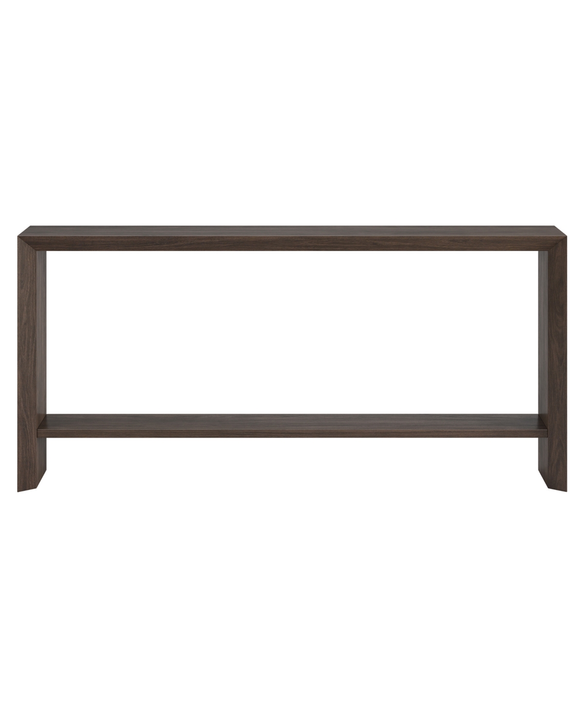 Hudson & Canal Osman 64" Wood Wide Rectangular Console Table
