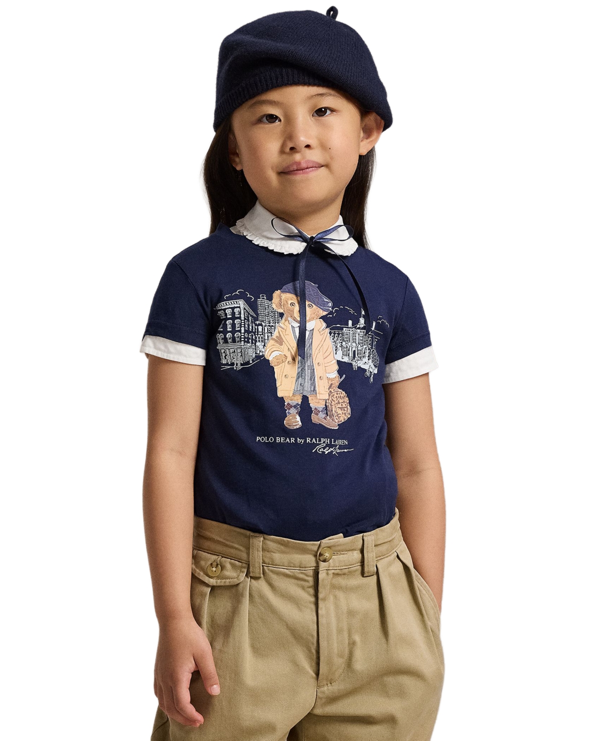 Polo Ralph Lauren Girls 2T-6X Short Sleeve Crewneck T-Shirt