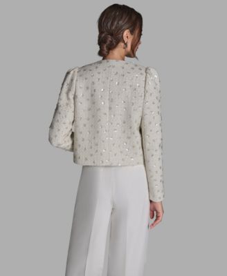 Women's Open Front Sequin Jacket