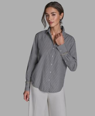 Women's Button-Down Long-Sleeve Top