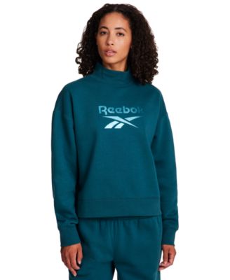 Women's Medium Vector Mock Neck Sweatshirt