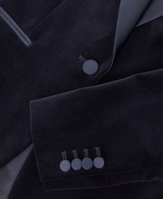 Women's Verda Cotton Velvet Tuxedo Blazer