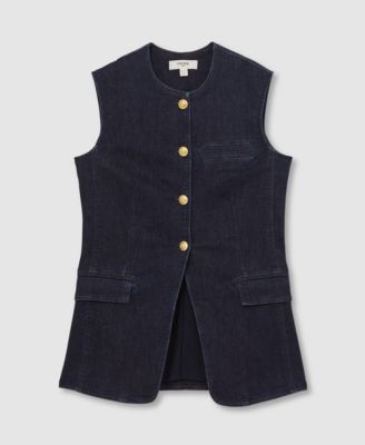 Women's Athena Denim Longline Waistcoat