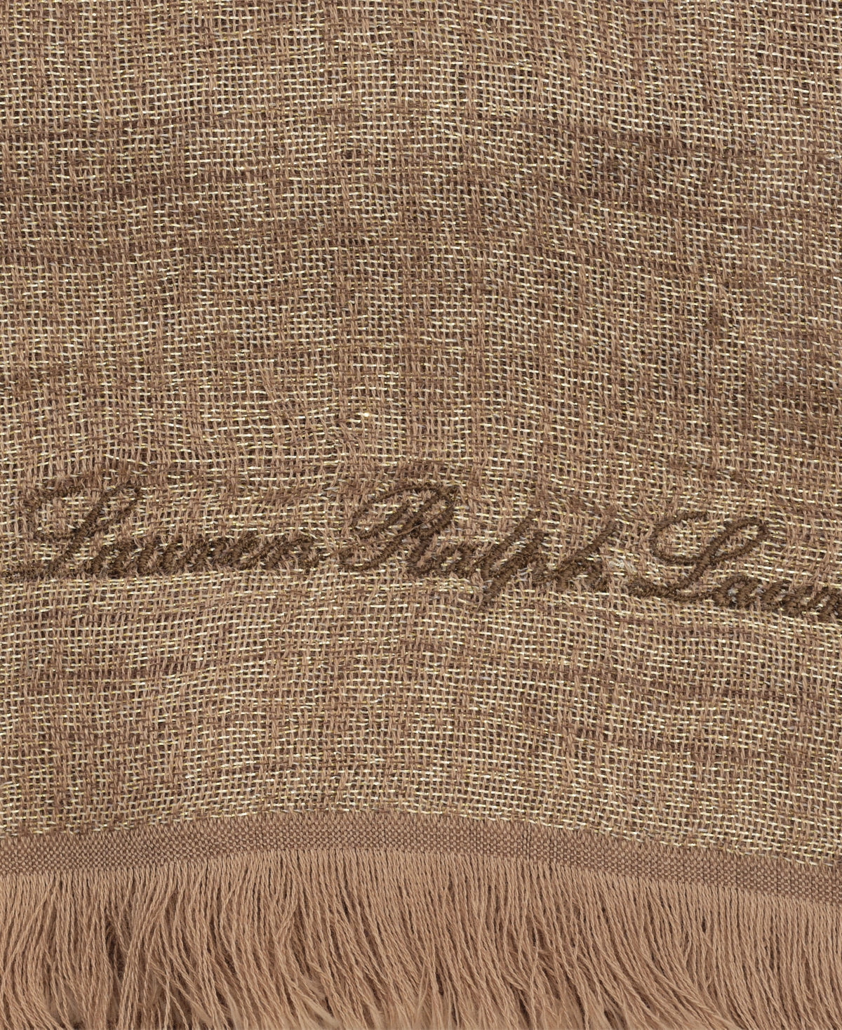 Lauren Ralph Lauren Double Face Shine Plaid Wrap