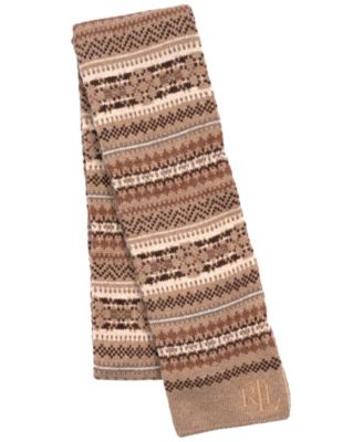 Tonal Fair Isle Scarf
