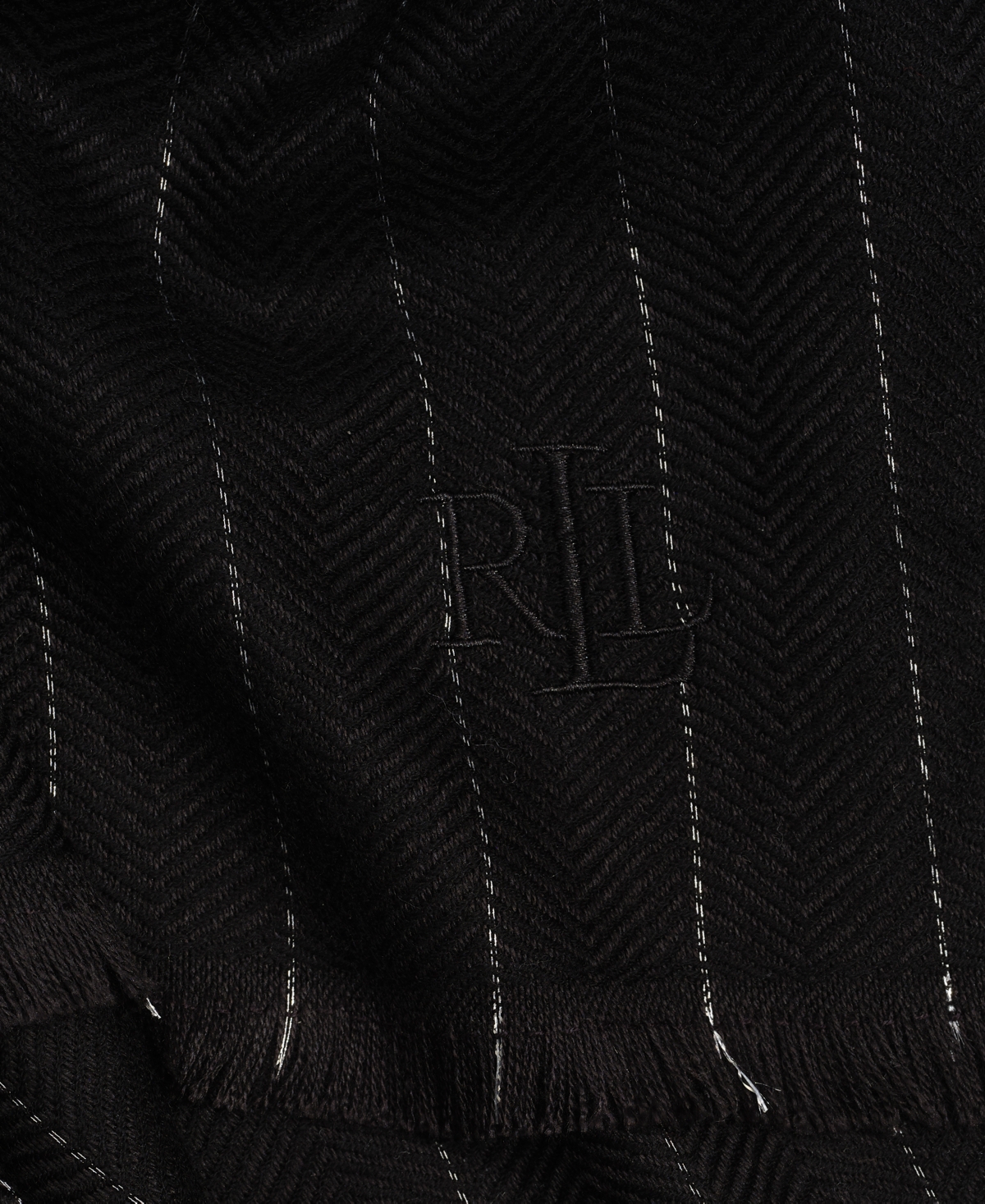 Lauren Ralph Lightweight Herringbone Shine Scarf