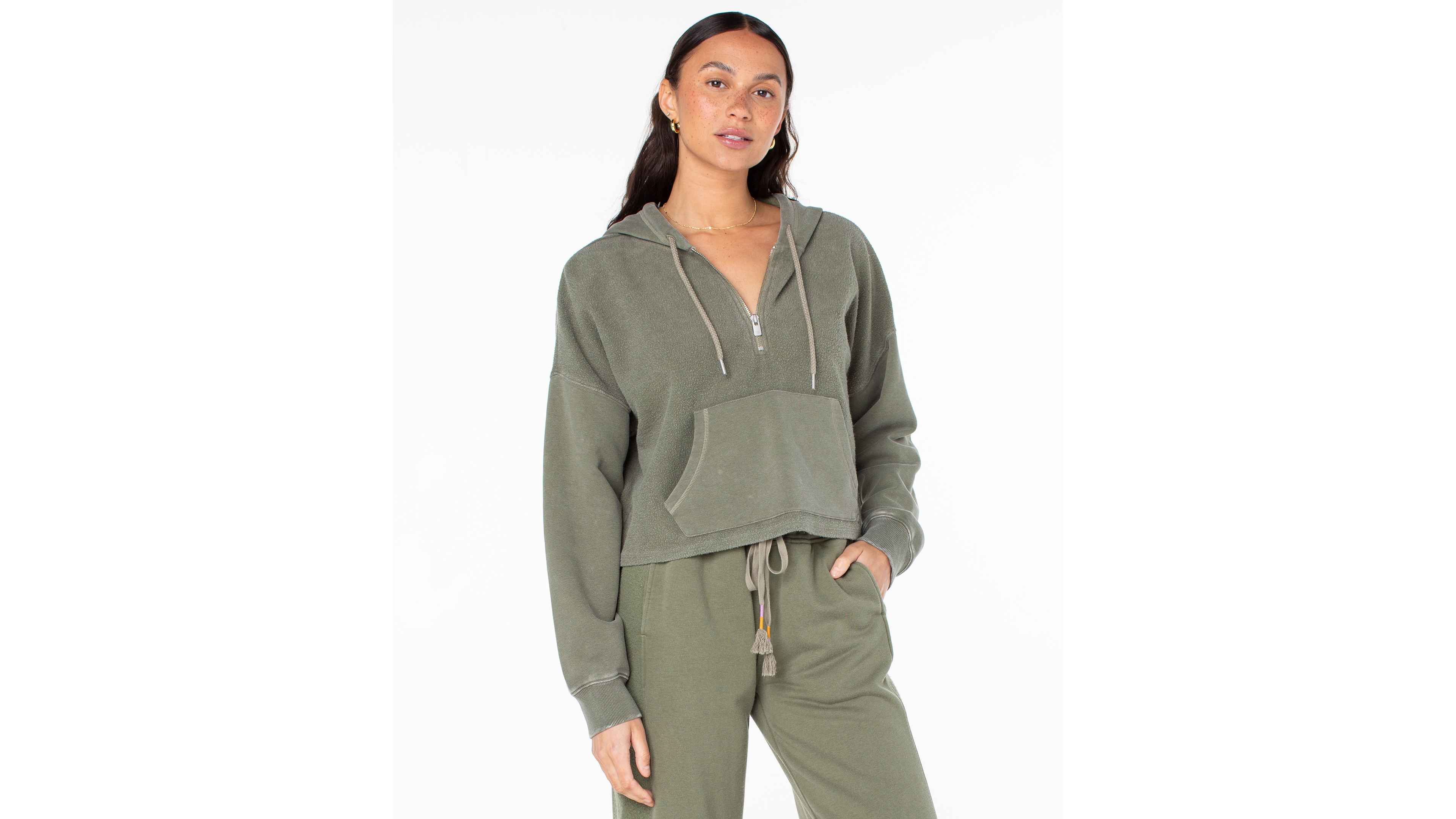 Roxy Women's Drakes Cove Half-Zip Hoodie