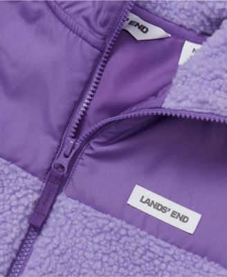 Kids High Pile Fleece Hooded Jacket