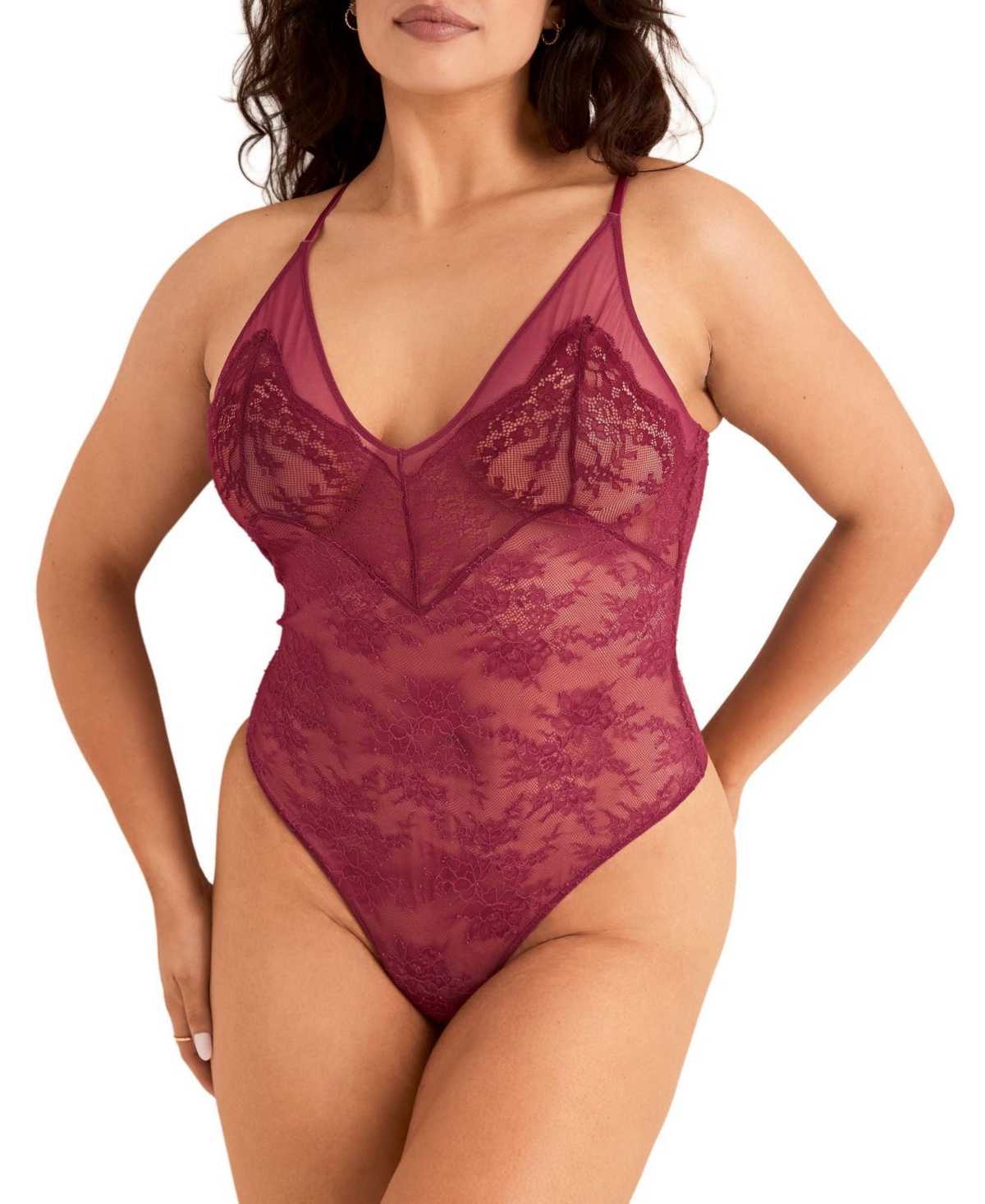 Adore Me Plus Shiba Bodysuit Lingerie