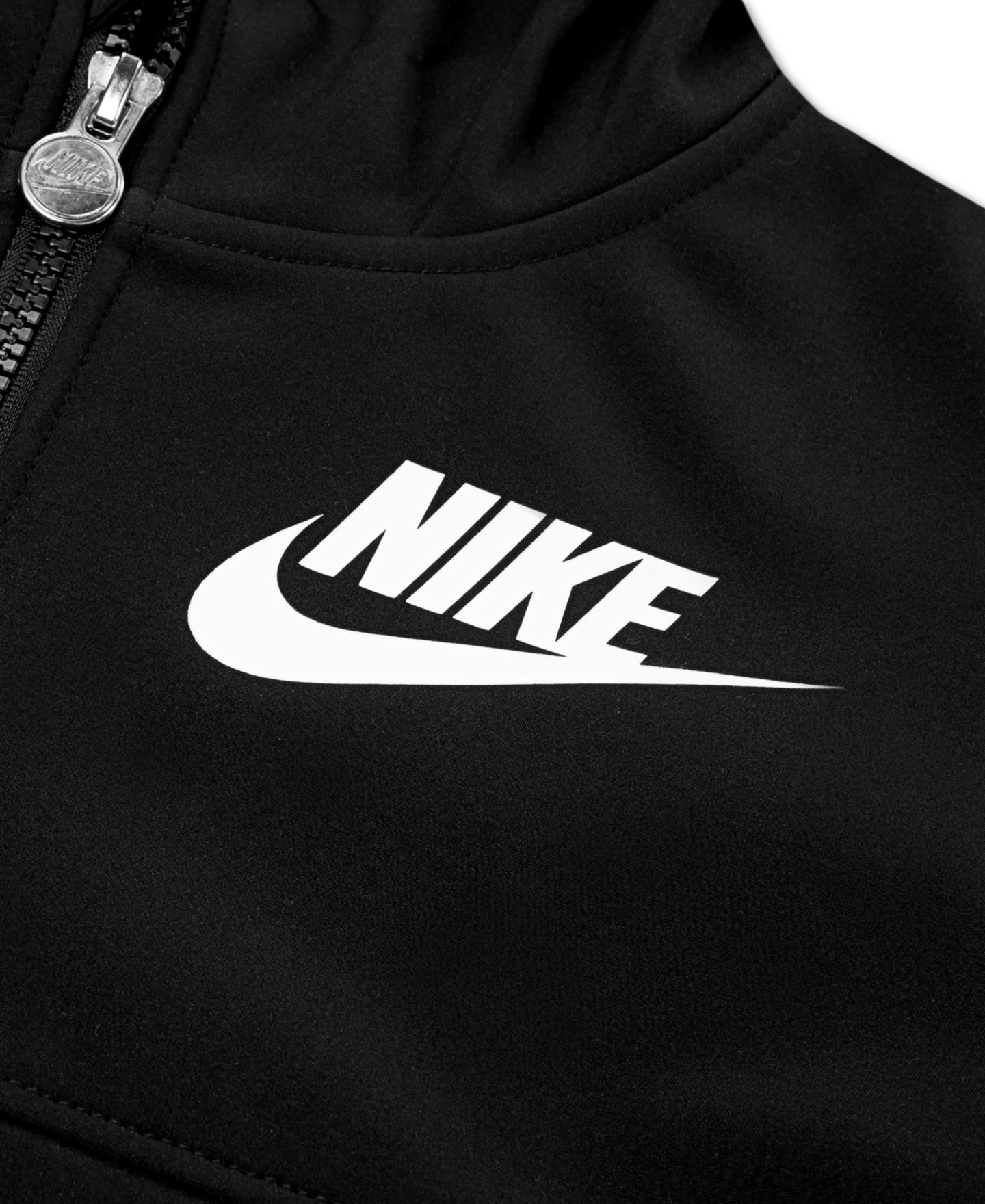 Куртка Nike Hooded Full-Zip Fleece Jacket для мальчиков, цвет: Чёрный — фото 3
