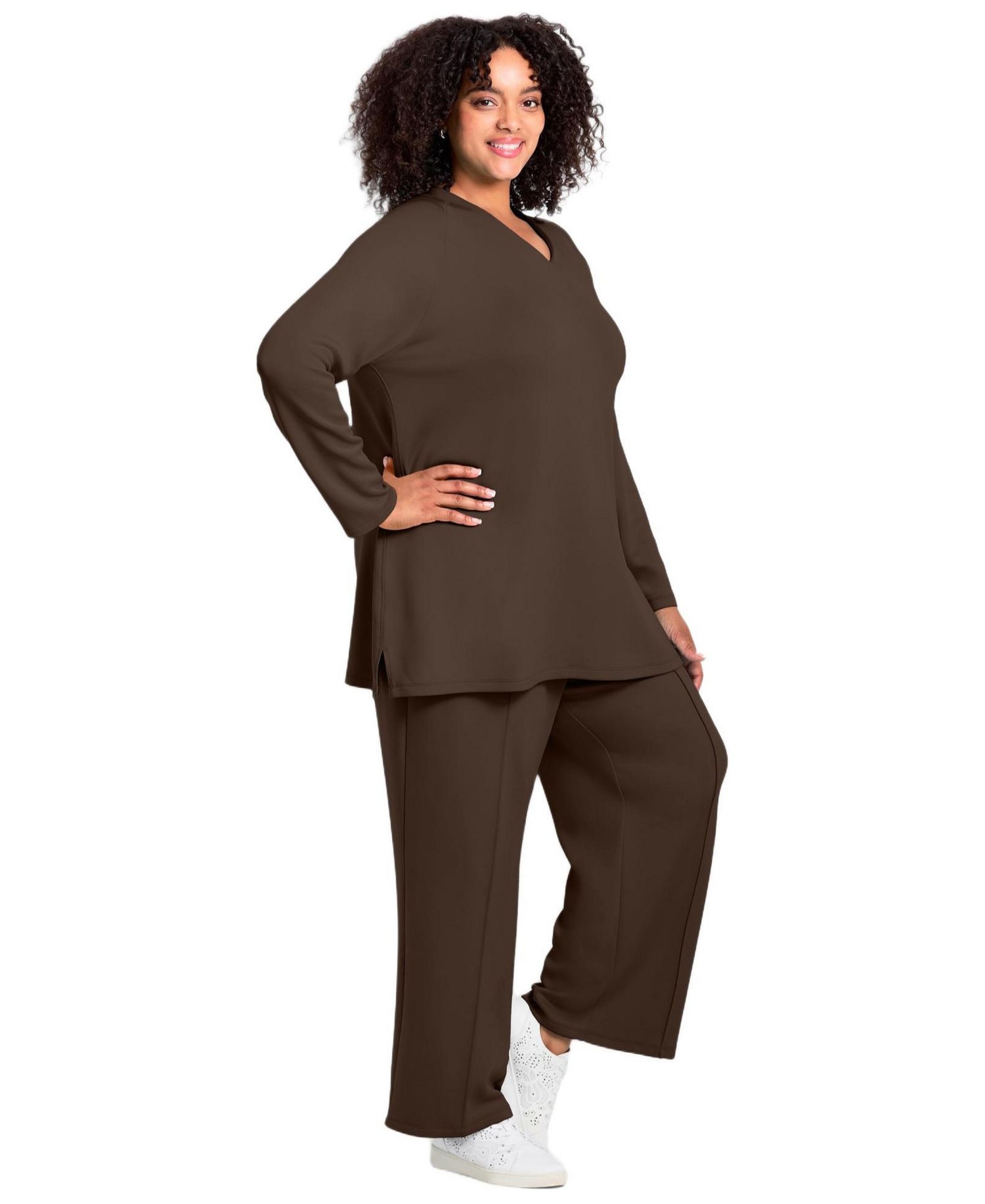 Women's V-Neck Tunic Top