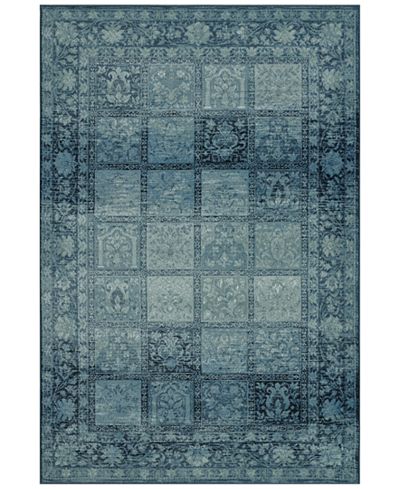 D Style Menagerie MEN1544 Sky Blue Area Rugs