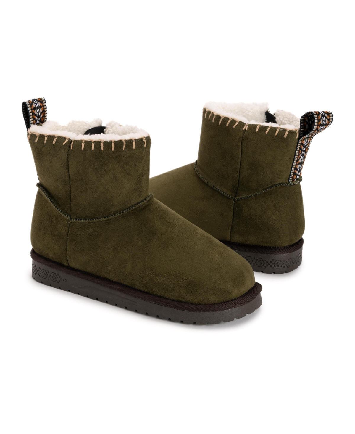 Softones By Muk Luks Unisex Adjustable Velour Slipper, Grey, M (W- 10-12 M- 7-9)