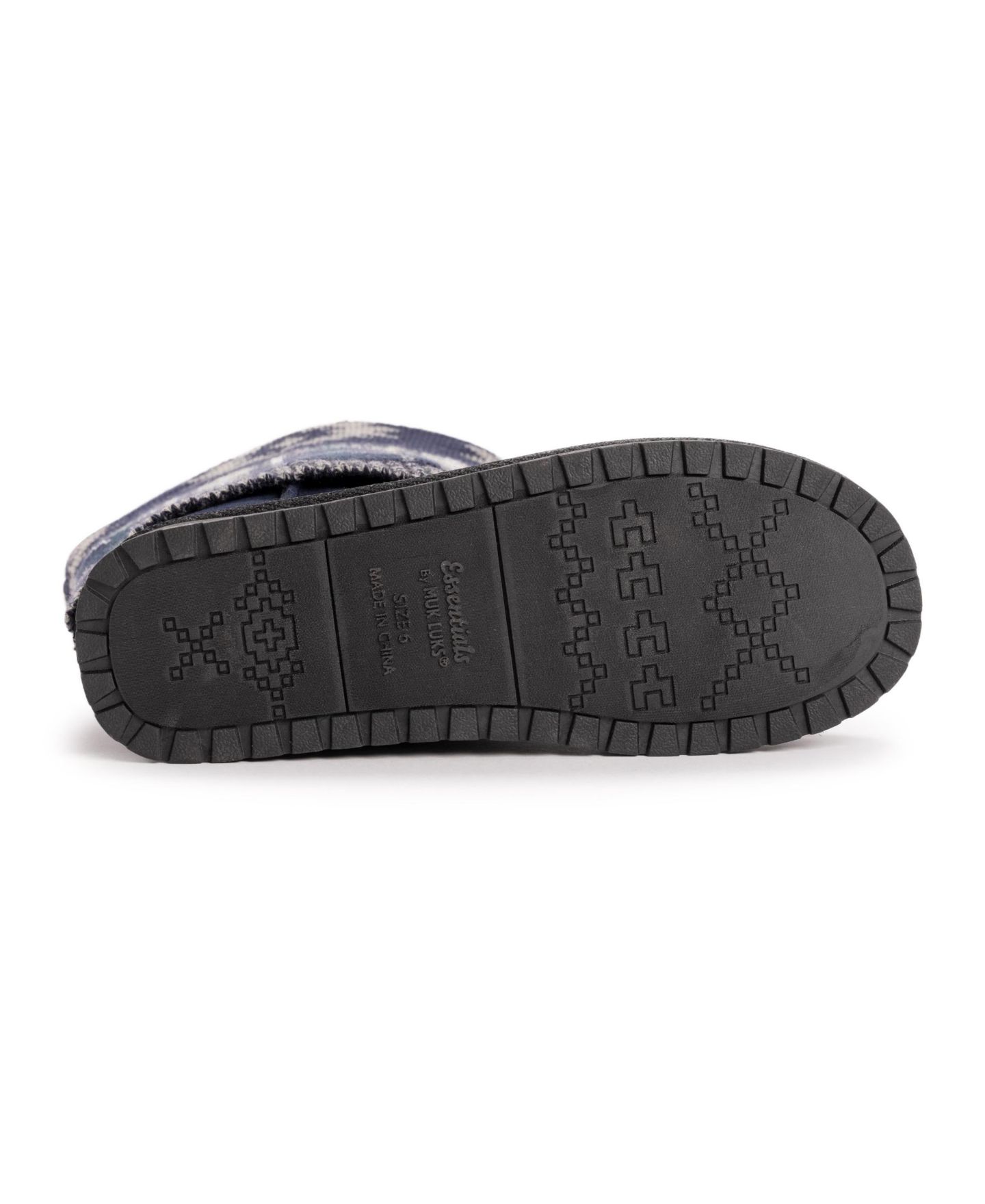 Мужские тапочки MUK LUKS John Slippers, цвет: Красный / Чёрный — фото 7