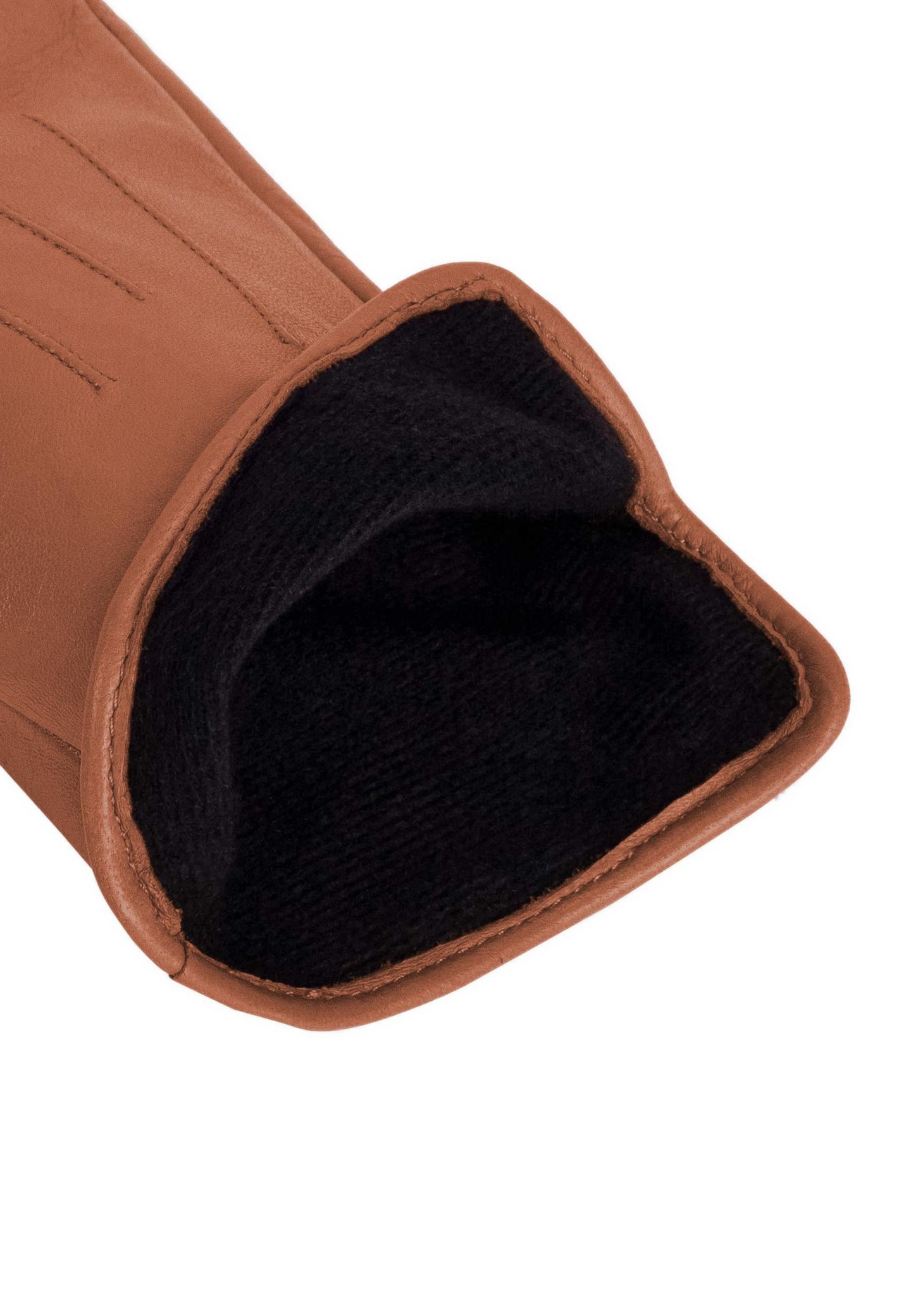 Женские перчатки KESSLER Premium lambskin leather glove "Carla", цвет: Средний коричневый — фото 4