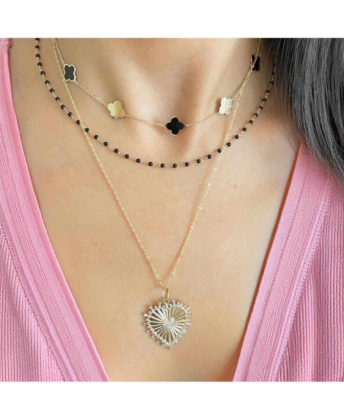 The Lovery Classic Adjustable Bolo Chain Necklace 14K Yellow Gold