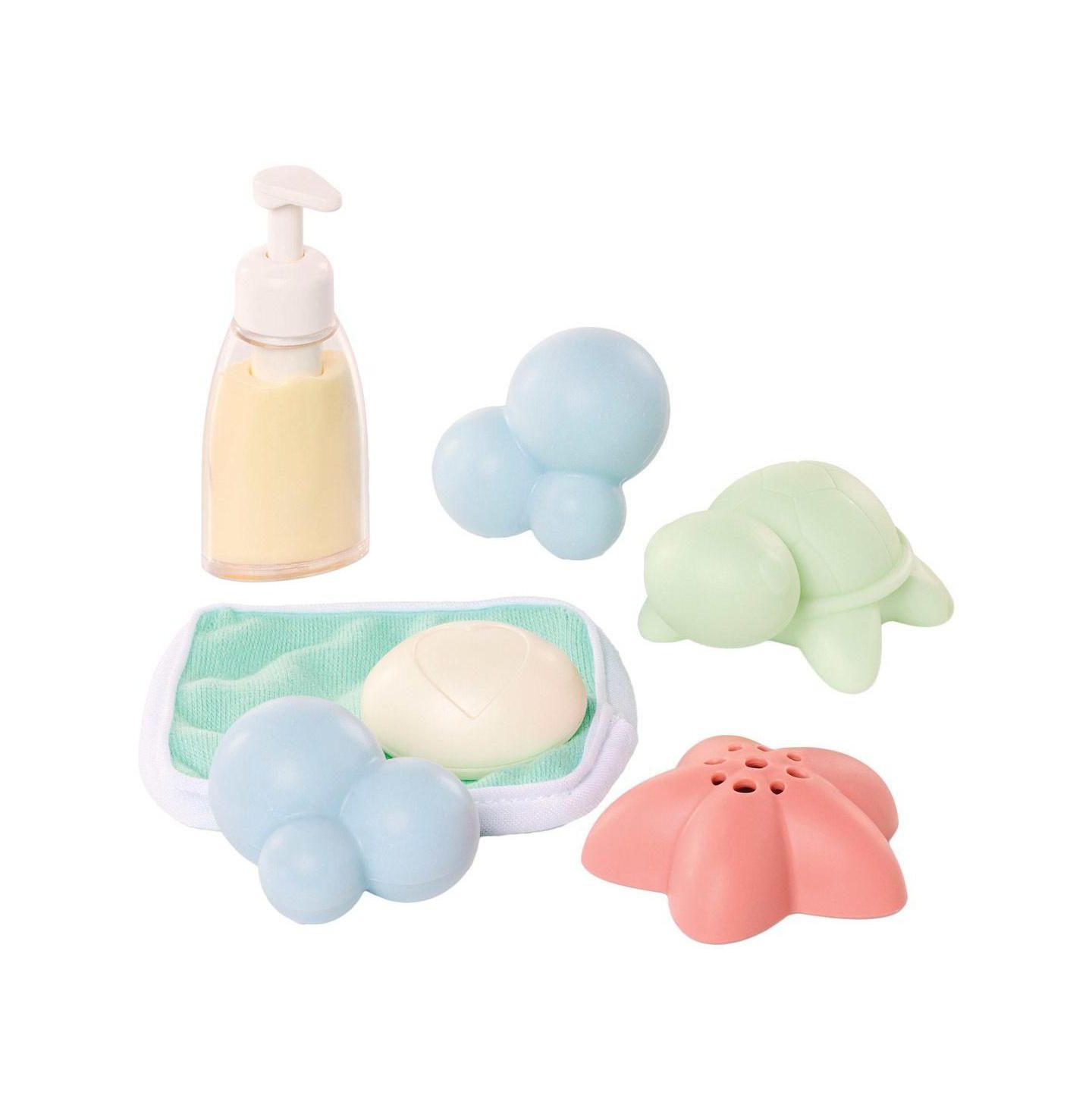 Набор аксессуаров для кукол Battat LullaBaby для игры с водой, 8 предметов, от 2 лет — фото 4