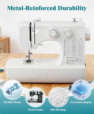 Sewing Machine for Beginners with 45 Built-in Stitches Compact Portable Sewing Machine with Accessory Kit