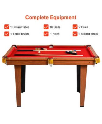48 Inch Mini Table Top Pool Table Game Billiard Set