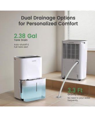 150 Pint Energy Star Dehumidifier with Drain Hose for Home, Basement & Large Space, 7000 Sq. Ft - intelligent Control