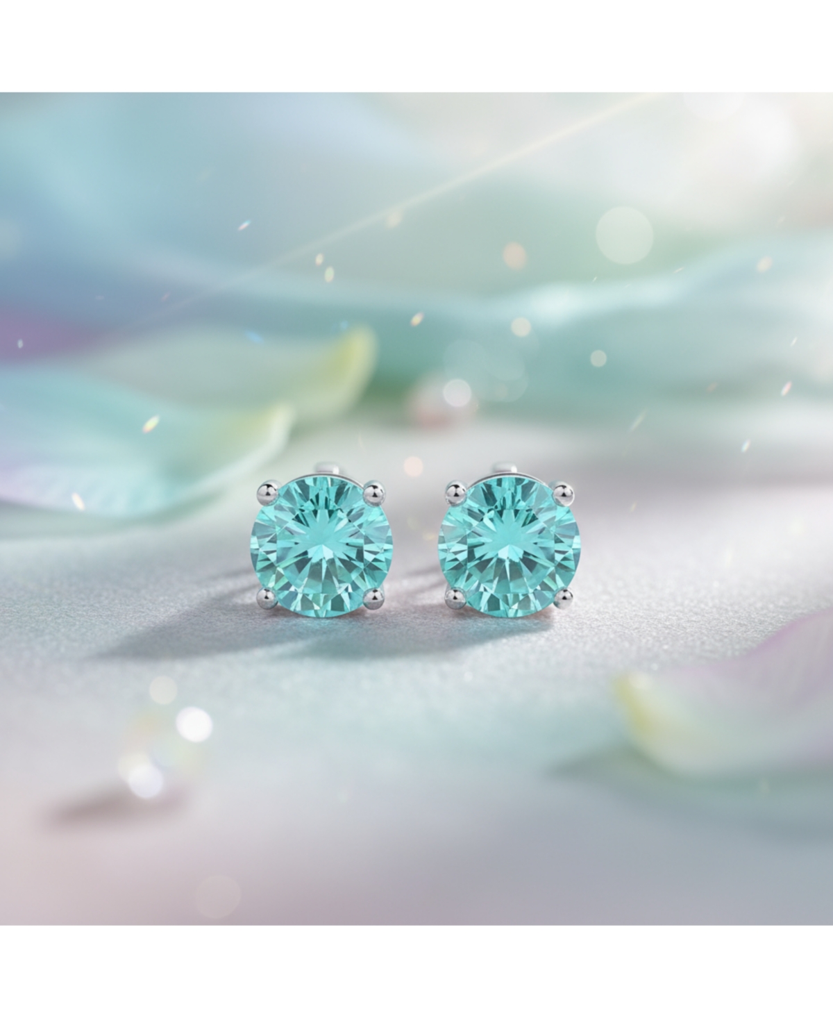 Bling Jewelry 2CT Solitaire Round Cubic Zirconia Cz Clip On Stud Earrings Non Piercing