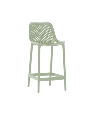 Mykonos Mint Outdoor Patio Stool, Set of 4