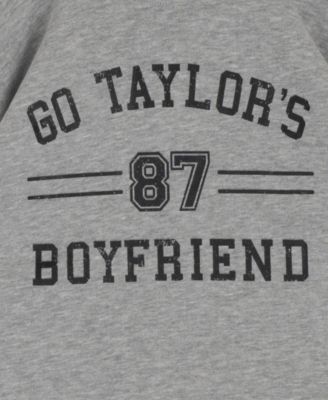 Girls' 7-16 Screenprinted Long-Sleeve Sweatshirt