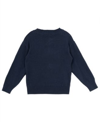 Girls' 4T-6X Long-Sleeve Oversized Sweater