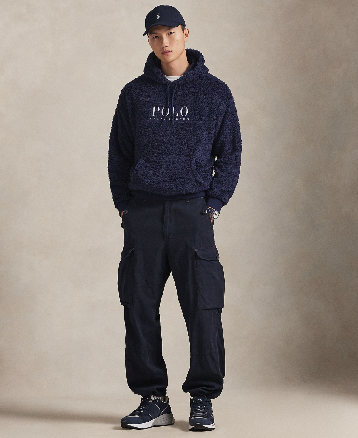 Polo Ralph Lauren Men's Logo Double-Knit Hoodie