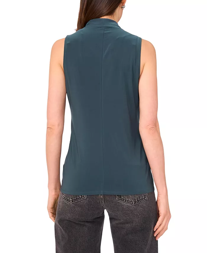 Women's Crossover Wrap-Front Sleeveless Top - thumbnail 3