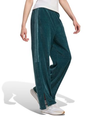 Women's House Of Tiro Velour Open Hem Pants