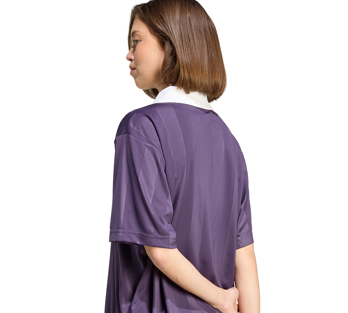 Adidas Originals Women's Tiro Q4 Pull Over T Shirt In Purple