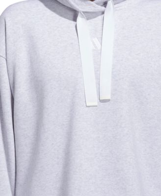 Women's Fleece 3-Stripes Loose-Fit Hoodie