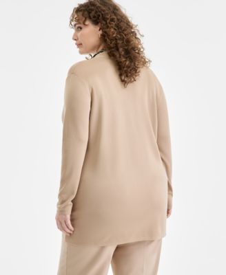 Plus Size Malibu Open-Front Cardigan