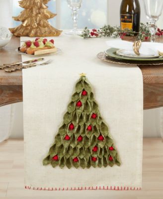 Christmas Tree Table Runner, 14" x 72"